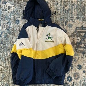 VintageNotre Dame Apex One Colorblock Jacket